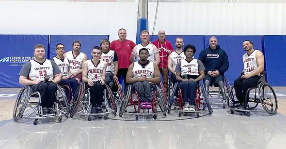 2025 Wheelchair Basketball Team Photo